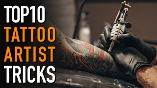 Top 10 Genius Tattoo Artist Tricks You Need to Know [upl. by Anelas]