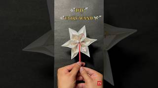 DIY Paper Fairy Wand  Easy Craft for Kids  Paper star [upl. by Lankton142]