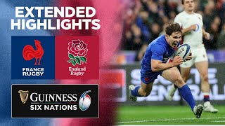 France v England  Extended Highlights  2022 Guinness Six Nations [upl. by Koeppel]