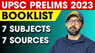 UPSC Prelims 2023 Booklist  IAS Exam Must Read Books [upl. by Bridgid]