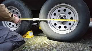 How To Align Your Trailer Axles with Lippert Correct Track [upl. by Muhammad]