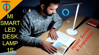 MI Smart LED Desk Lamp 1S Review in Detail ALEXA HINDI TechORGANIC [upl. by Queston]