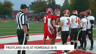 Highlights Homedale upsets Fruitland 2928 in 4A rivalry bout [upl. by Azmuh]