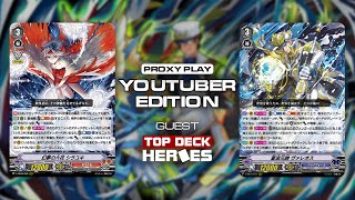 Shirayuki Vs Valeos  Top Deck Heroes Vs Commander Jaime  Cardfight Vanguard Proxy Play [upl. by Areik426]