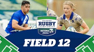 2024 Collegiate Rugby Championship  Field 12  Day 1  Session 1 [upl. by Ayerim541]