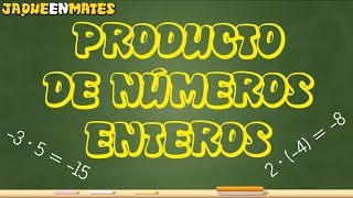 Producto de números enteros [upl. by Barram]