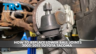 How to Replace Lower Ball Joints 20052015 Toyota Tacoma [upl. by Boardman512]