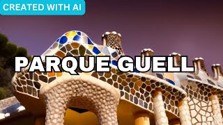 Parque Guell in Barcelona ​​Spain with AI [upl. by Annabella]