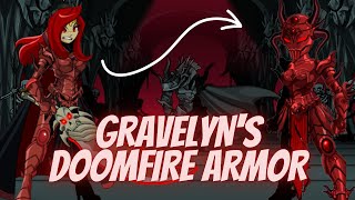 AQW  HOW TO GET GRAVELYNS DOOMFIRE ARMOR  HELM FOR FREE  COMPLETE GUIDE 2022 [upl. by Soalokcin747]