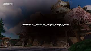 NEW Chapter 6 Season 1 LEAKED quotWetLandsquot Biome Ambience sounds [upl. by Rhpotsirhc]