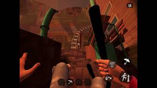 How to get the green key and unlock the green door in hello neighbor act 3 [upl. by Rossner845]