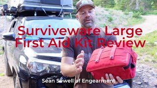 Surviveware Large First Aid Kit Review  10 Off For Engearment Fans [upl. by Asilrac]