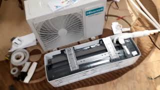 Instalare aer conditionat DIY la mine acasă part 1 [upl. by Ambrosane]