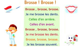 Comptine brosse  Brosse  1ere AEP français [upl. by Maria390]