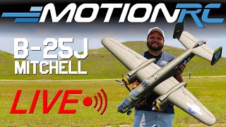 Live Overview of the FlightLine B25J Mitchell Bomber  Motion RC LIVE [upl. by Sible]