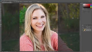 How to Crop Images in Photoshop with the Crop Tool [upl. by Mattheus657]