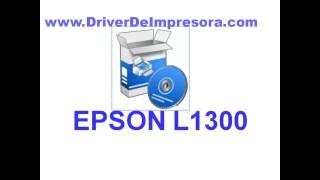 Descargar Driver de Epson L1300 Driver Controlador [upl. by Maurie314]