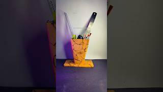 Unique pen Holder craft  pen stand  home decoration shorts youtubeshorts yt penholder diy [upl. by Jehias]