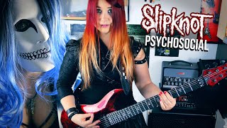 SLIPKNOT  Psychosocial GUITAR COVER with SOLO 4K  Jassy J [upl. by Adnuhser682]