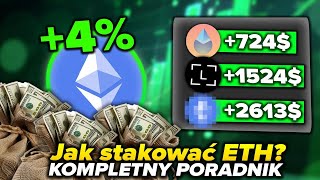 JAK ZARABIAĆ NA ETH  Poradnik Do Stakingu 5 Metod Stakingu Ethereum [upl. by Seldan]