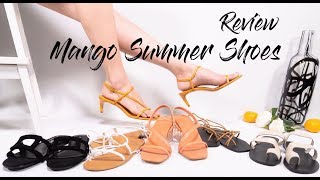 Shoes Review Mango六双夏日鞋子测评 平价高街品牌鞋子值不值得买 Sarahs look [upl. by Lusa]