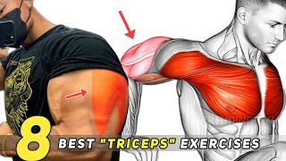 Best Triceps Exercises For Huge ARMS  Triceps Workout [upl. by Keligot937]