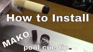 Replace Pool Cue Tip [upl. by Rebekah]