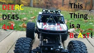 DEERC DE45 RC Cars Remote Control 114 Off Road Monster Truck [upl. by Eelarat]