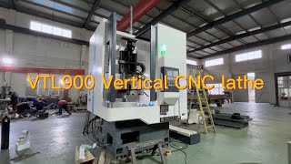 VTL900 Vertical CNC lathe [upl. by Lord291]