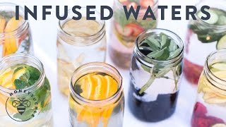 Fruit Infused Water 8 Ways to drink more Water  HONEYSUCKLE [upl. by Collie383]