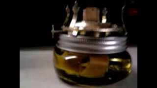 Burn olive oil in a regular Kerosene lamp [upl. by Odarnoc]