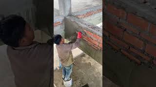 Good Plaster Work Technology Construction Process plaster capcut youtubeshorts shorts [upl. by Ardnasxela54]