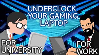 Underclock Your Gaming Laptop But why [upl. by Ivets]