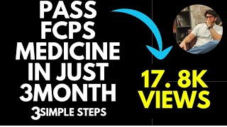 How to PASS Fcps Medicine  Allied in First Attempt  FreshRepeater  3 THINGS TO DO  Full Plan [upl. by Liebman]