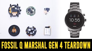 Fossil Q Marshal Gen 4 Teardown and Battery replacement [upl. by Porta]