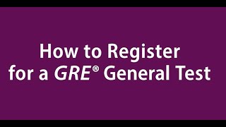 How to Register for the GRE® General Test [upl. by Amie562]