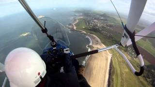 East Lothian Microlight flight Pt 1of 2  31312 [upl. by Seligman]