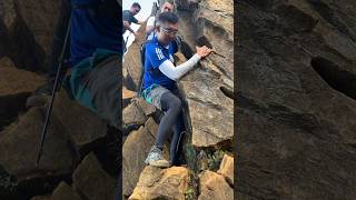 Kiss the wall at Mt Guiting Guiting mountainadventure hiking [upl. by Eirual]