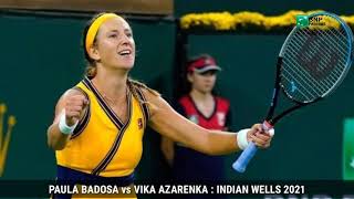 Victoria Azarenka vs Paula Badosa Live  Indian Wells 2021 Final Badosa vs Azarenka [upl. by Arabelle]