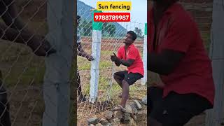 Sun fencing 5ft chainlink installation fencing chainlinkfence [upl. by Bobine80]