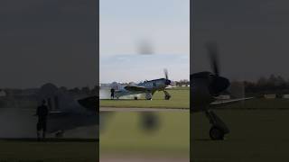 Hawker Tempest MkII smokey start at Duxford today [upl. by Bruno]