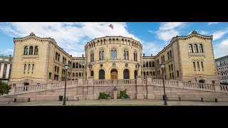 NORWAY NORGE STORTINGET FINANSTALEN 7102024 TRYGVE S VEDUM STATSBUDSJETTET 2025 [upl. by Thilda]