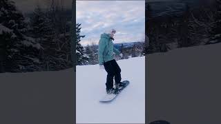 First Day Using Nidecker Supermatic StepIn Bindings [upl. by Nnylsaj]