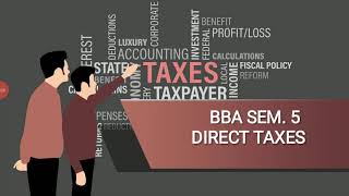 BBA Sem5 Direct Taxes Chapter 2 [upl. by Wie151]