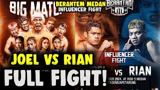 FULL FIGHT TINJU JOEL PURBA VS RIAN BALITA  BERANTAM MEDAN CHAPTER 3 [upl. by Hannavahs]