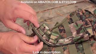 This is the best way How to attach any knife sheath to MOLLE webbing [upl. by Johannah]