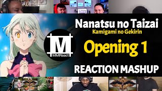 Nanatsu no Taizai Kamigami no Gekirin Opening 1  Reaction Mashup [upl. by Hagen]