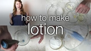 How to Make a Basic DIY Lotion from scratch  Humblebee amp Me [upl. by Initof]