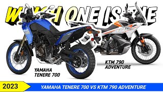 2023 KTM 790 Adventure VS 2023 Yamaha Tenere 700 Which One is the Best [upl. by Petrie]