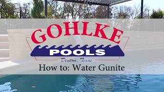 How To Water Gunite [upl. by Churchill763]